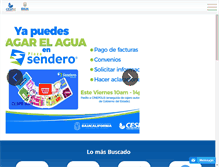 Tablet Screenshot of cespm.gob.mx